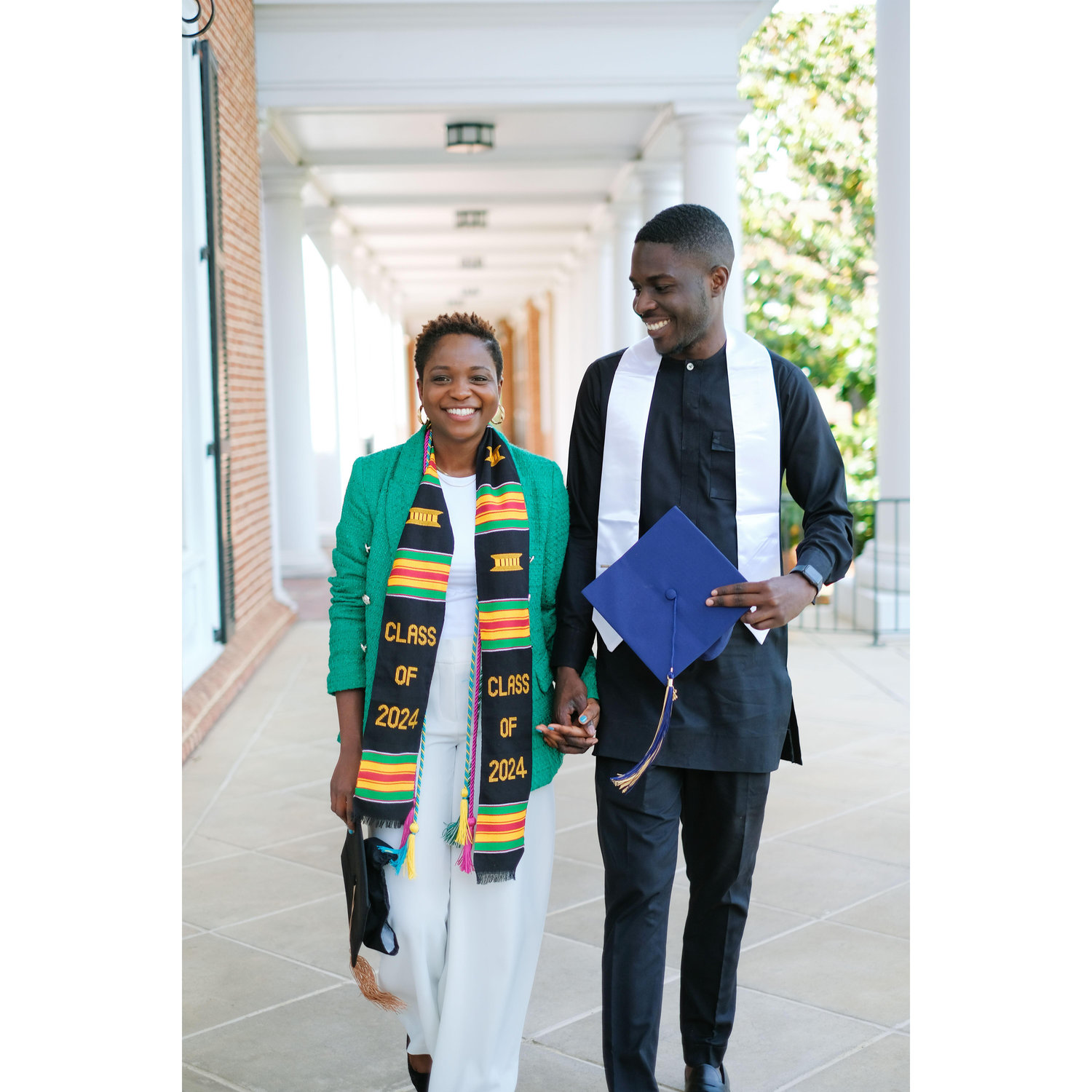 Graduation pictures at the University of Virginia
