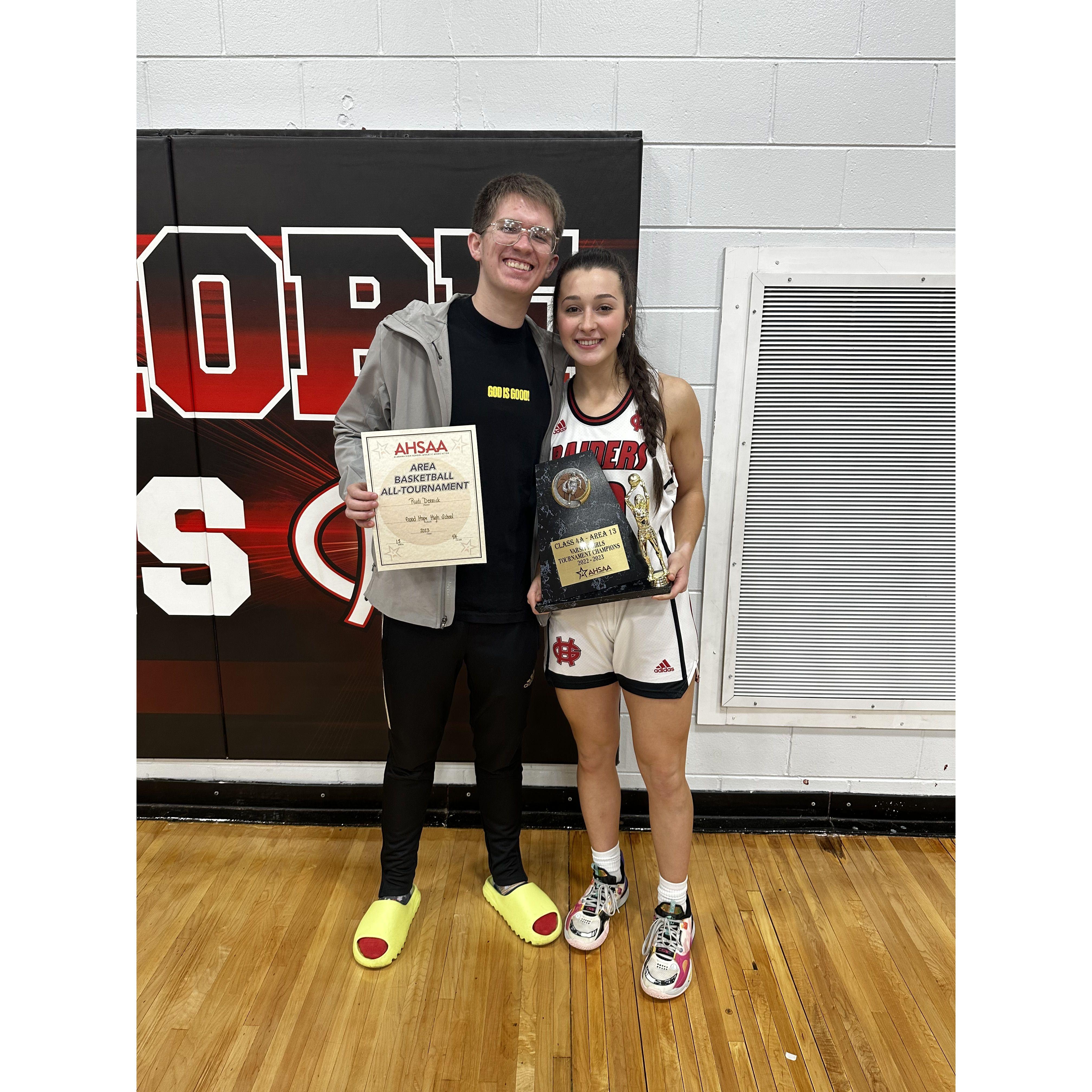 Rudi's last Area Championship! February 9, 2023