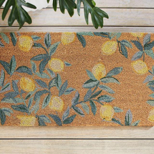 Rebecca Atwood Lemons Doormat , 18 x 30" , Multi