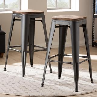Henri Stackable Bar Stool, Set of 2
