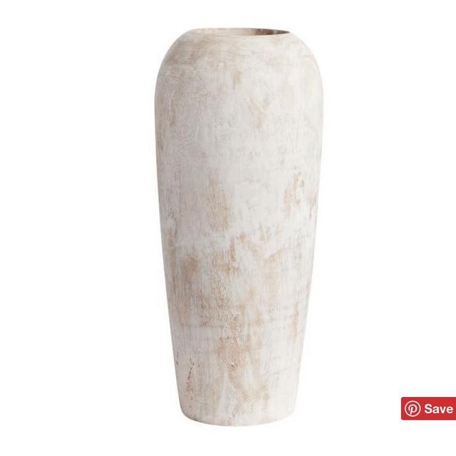 Handmade Mango Wood Vase- Small
