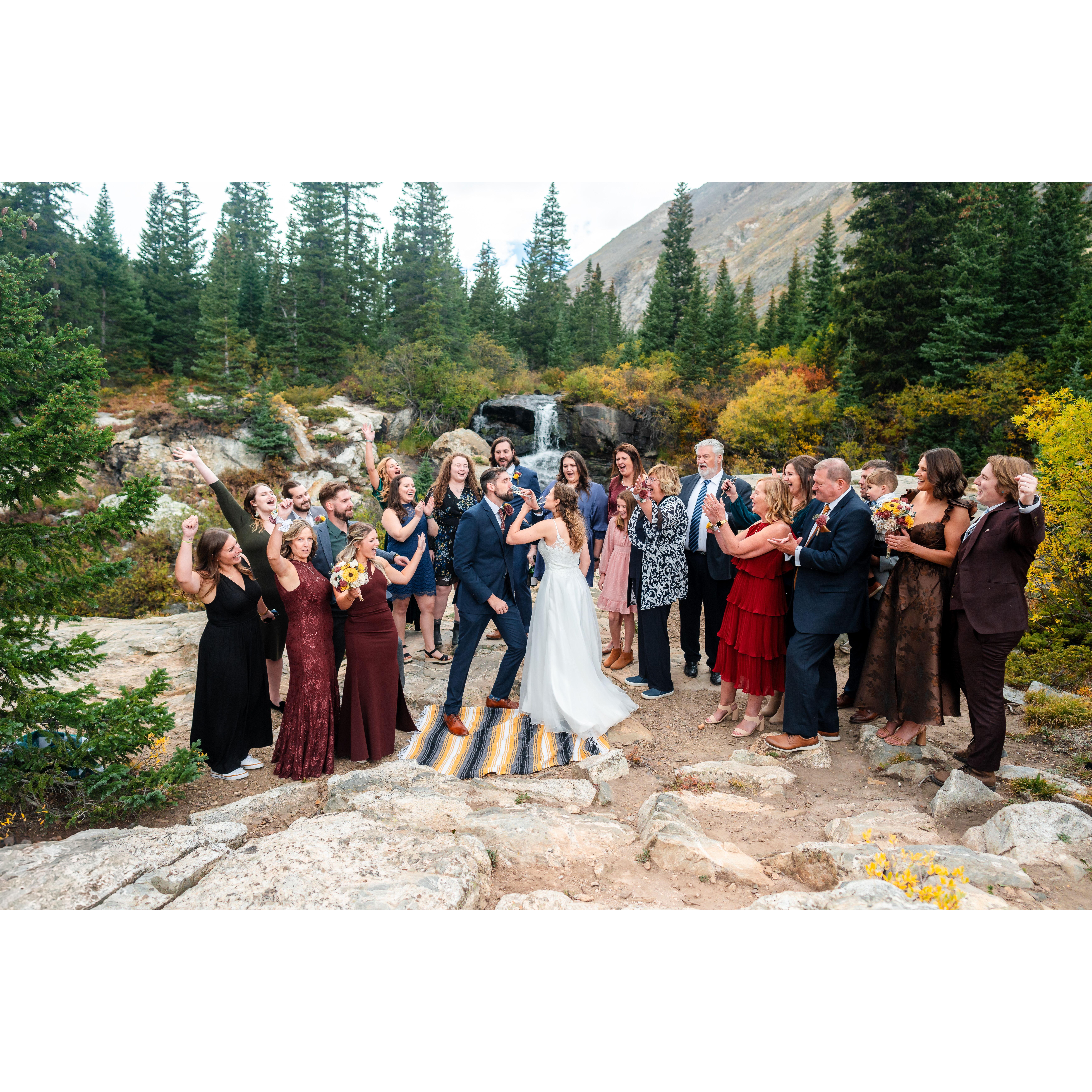Mountaintop champagne to celebrate