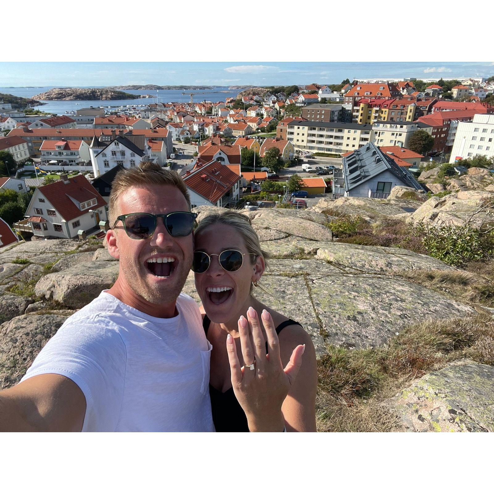 When Mattias proposed in Lysekil!