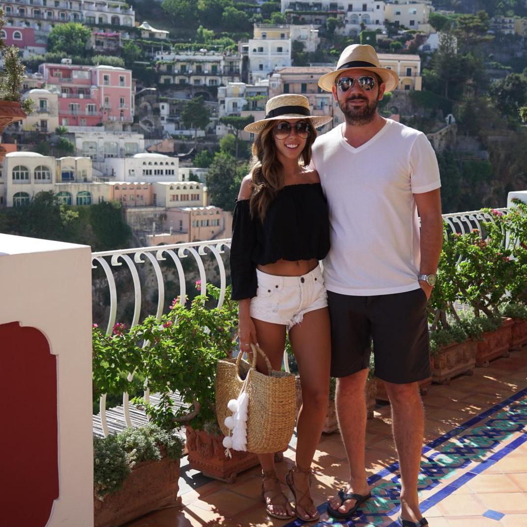 Le Sirenuse Hotel in Positano. Our first time here (but not our last!)