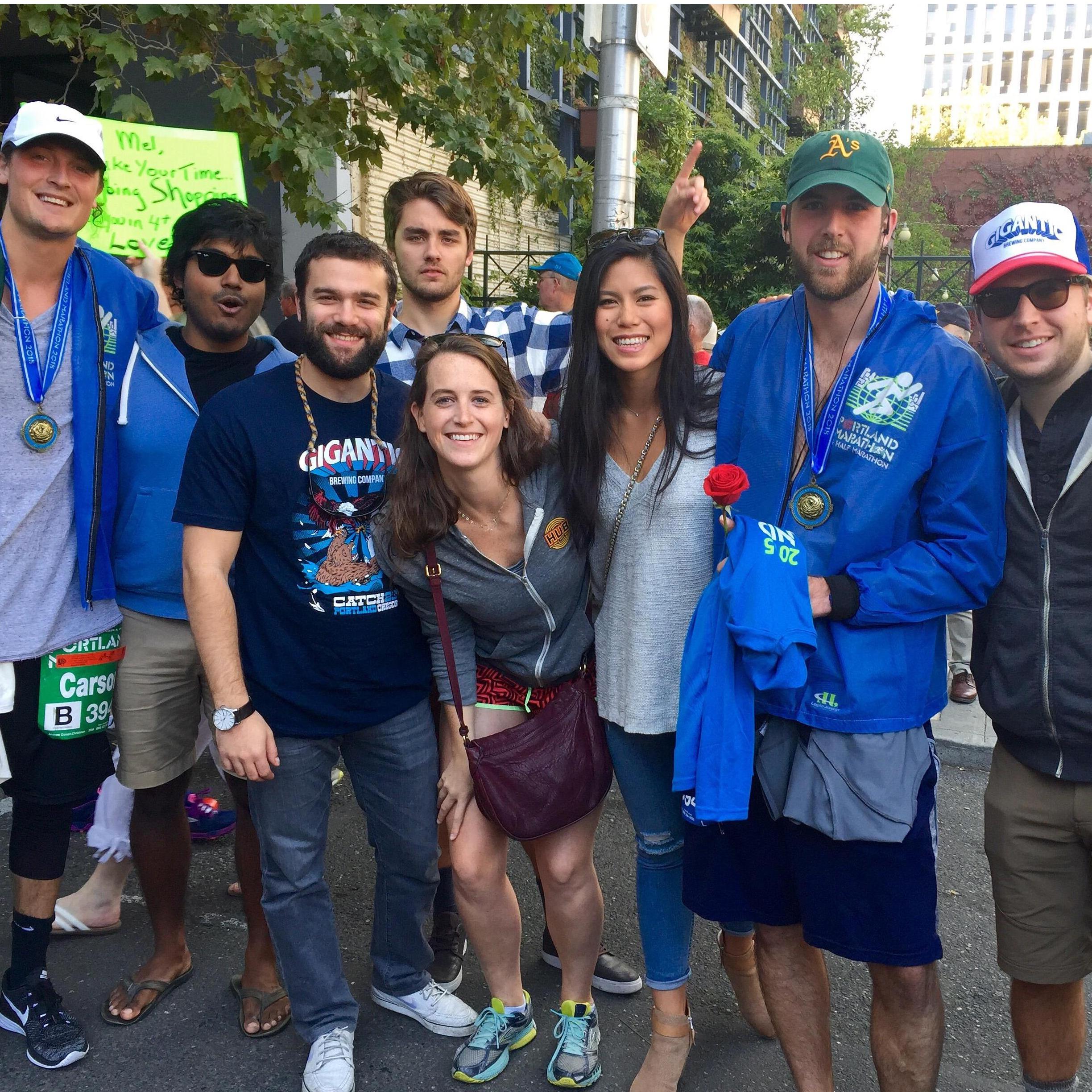 Alex’s first marathon (26.2 miles) - Portland, Oregan