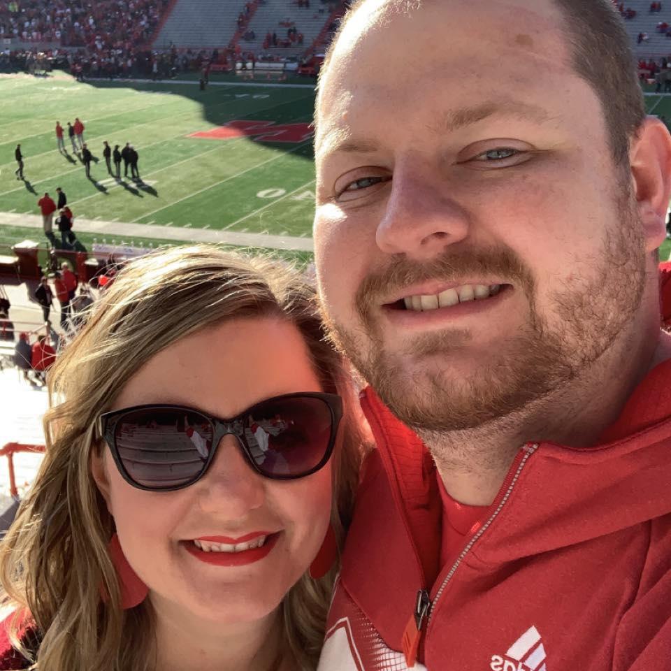 Our first Husker game!
