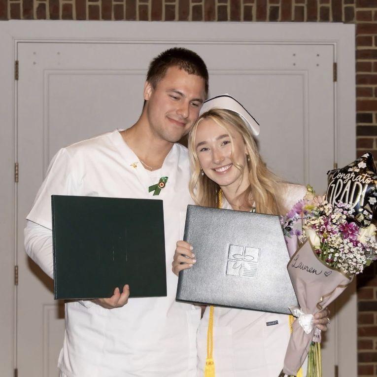 Graduated nursing school together!