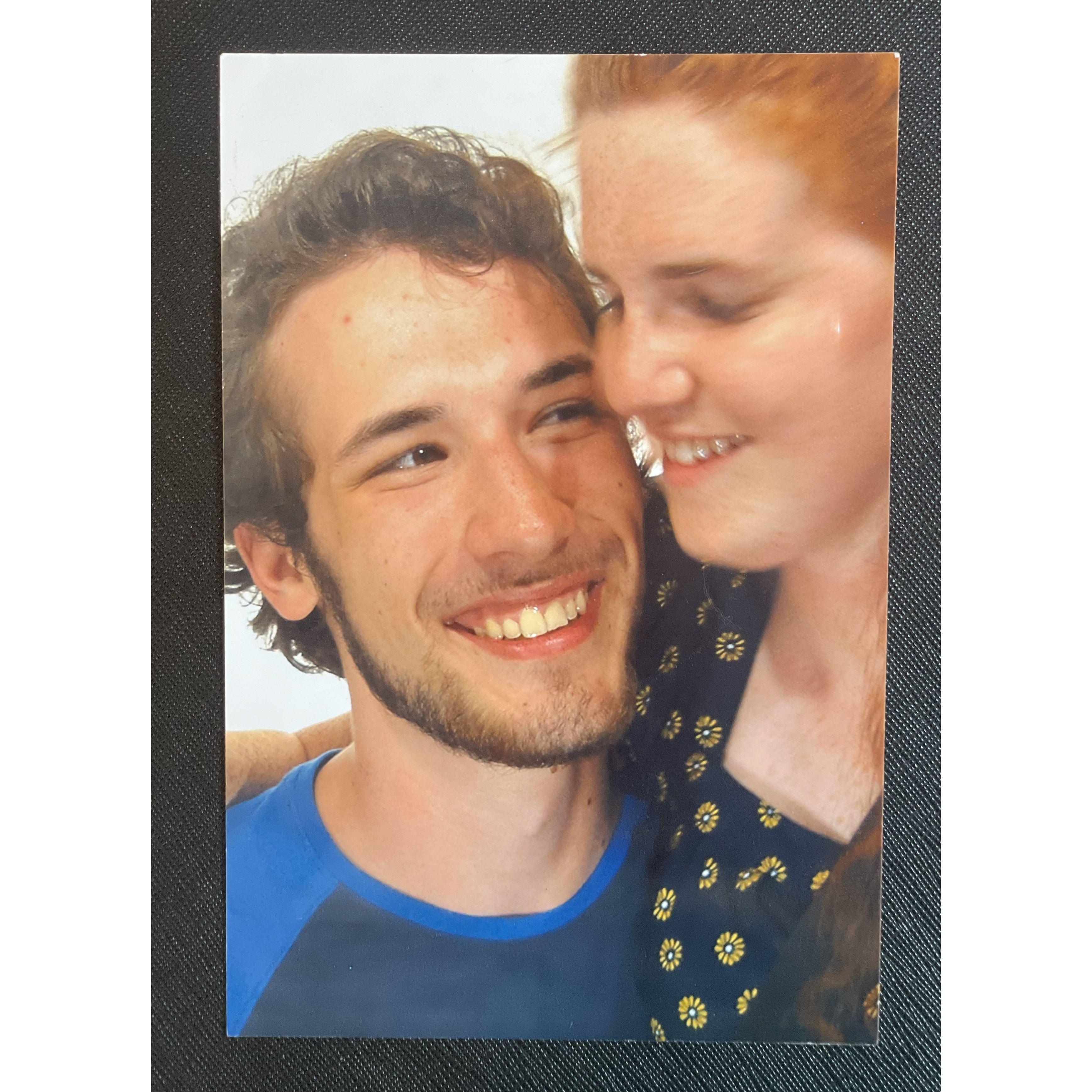 Our first official date! We stopped at a local Tiramasu shop near our hotel in Trastevere, then popped into a photo booth outside, which we did not know how to use, resulting in this gem of a print.