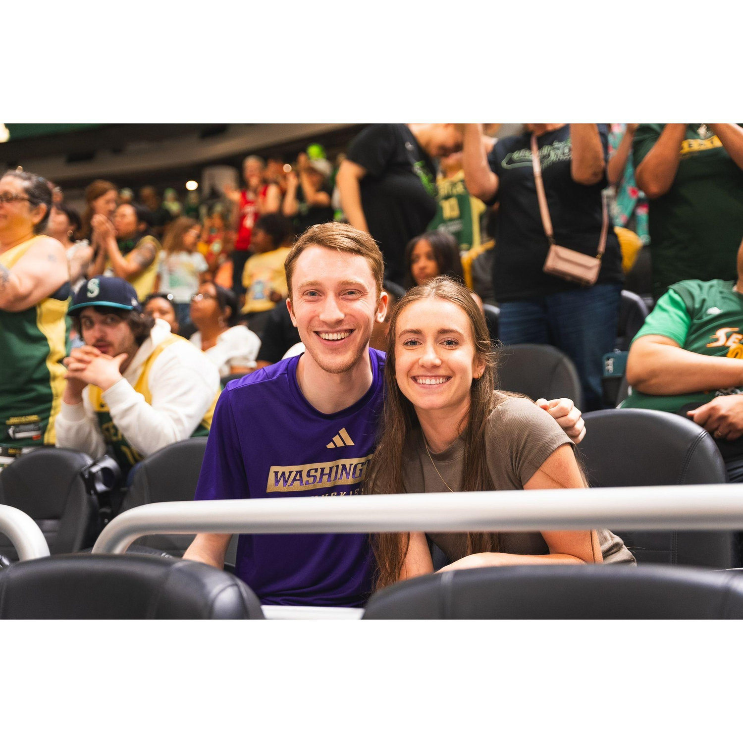 Seattle Storm game! Shout out to Nate!