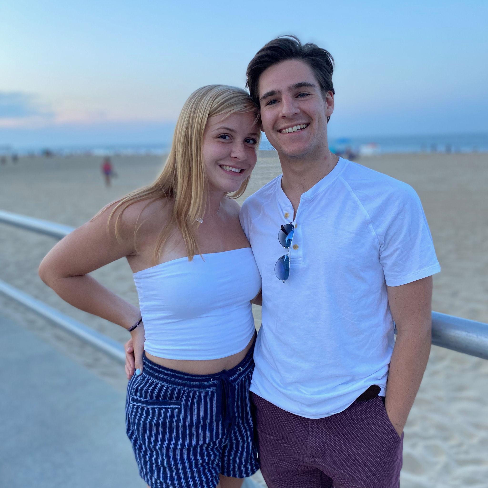 Our first trip as a couple - VA beach for our friend's 21st birthday