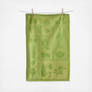 Veggie Jaquard Towel, Set of 2