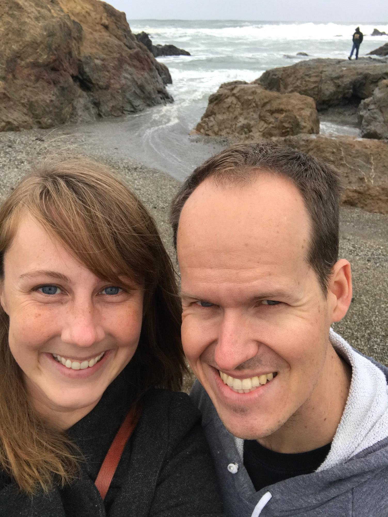 Glass Beach in Mendocino.