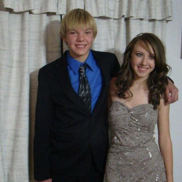 An EXTREME throwback... this was the very first date we ever went on! Freshman year homecoming in 2012, two years before we started dating.