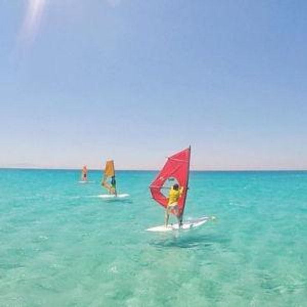 Windsurfing In Naxos