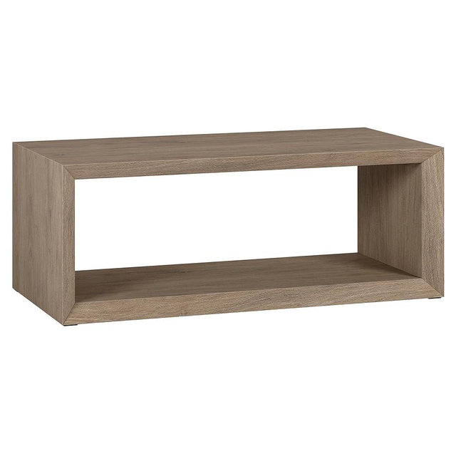 Henn&Hart Osmond Coffee Table, 48" Wide,Grey