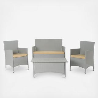 Millie 4-Piece Outdoor Wicker Set