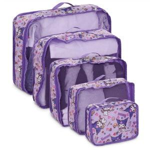 Sanrio's Hello Kitty Packing Cubes - 5 Piece Packing Cube Travel Essential - Luggage Organizer Set - For Kids,Teens,Adults (Hello Kitty)