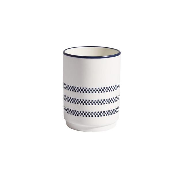Peri Home Panama Stripe Tumbler in Navy