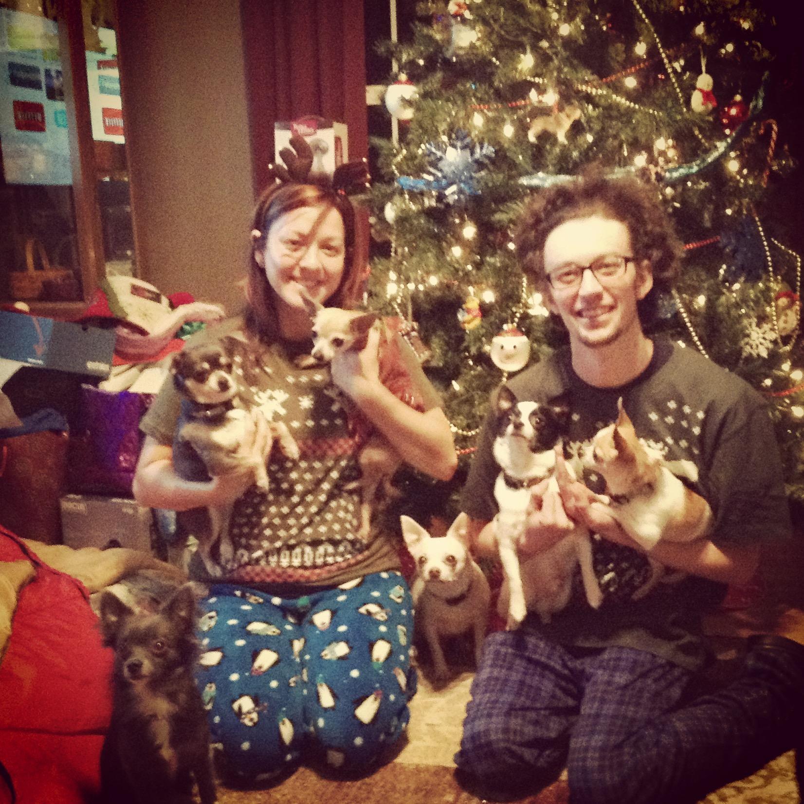 Our little family home for Christmas in Kentucky