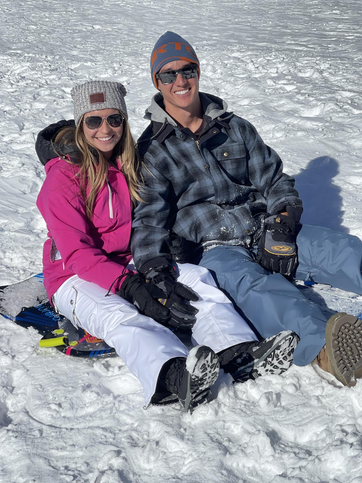 Sledding in Tahoe