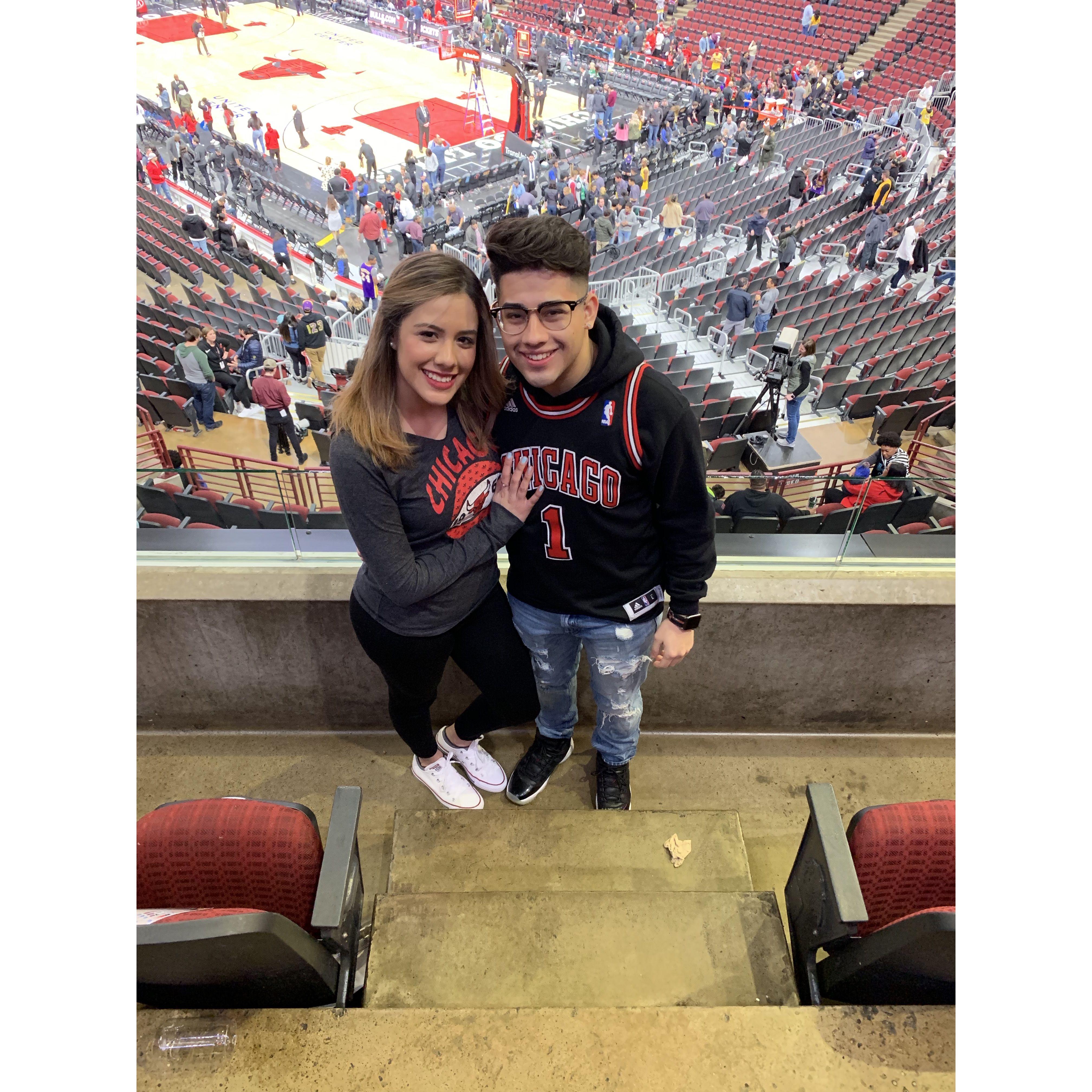 Our first Basketball game