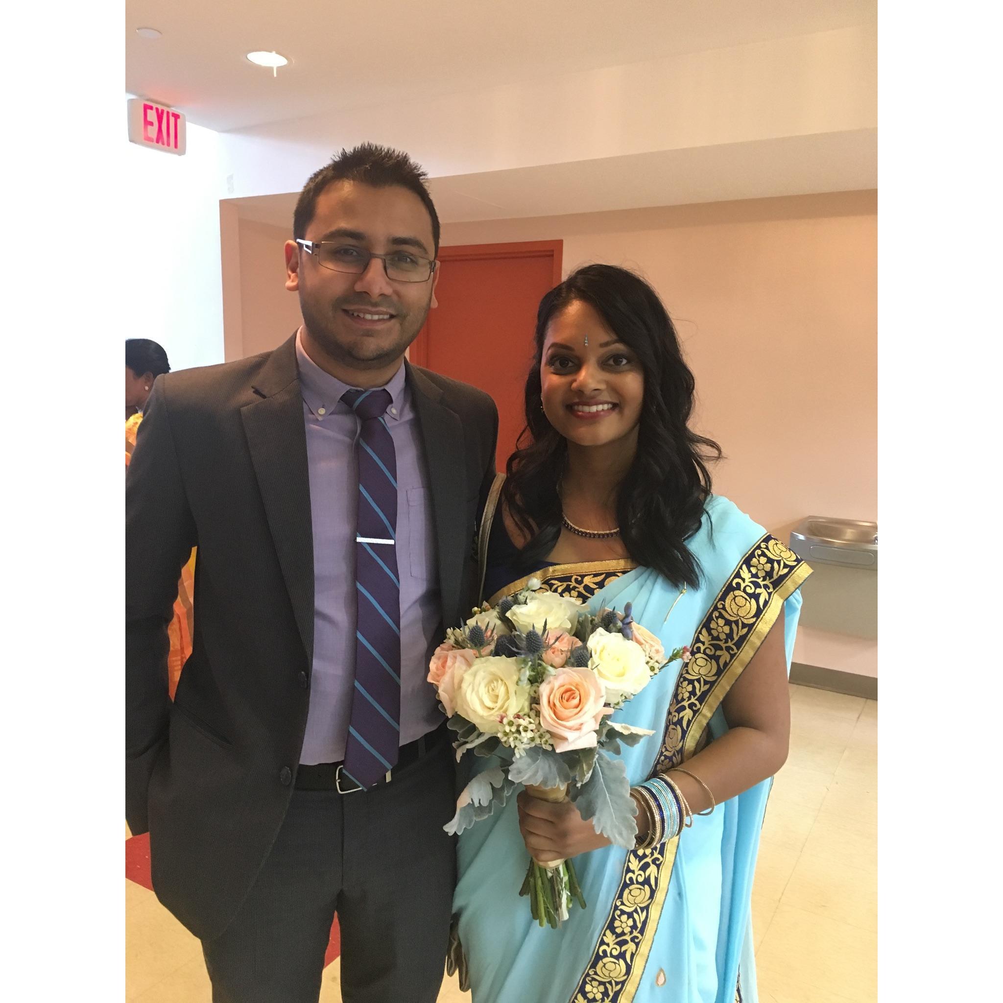 At another friend’s wedding