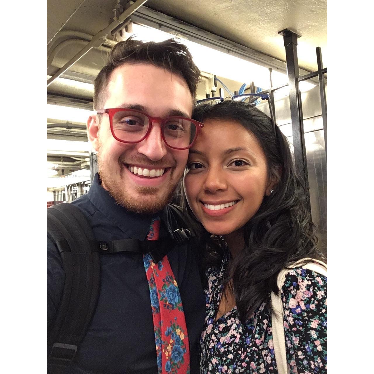Weekend outing in NYC while dating long distance.