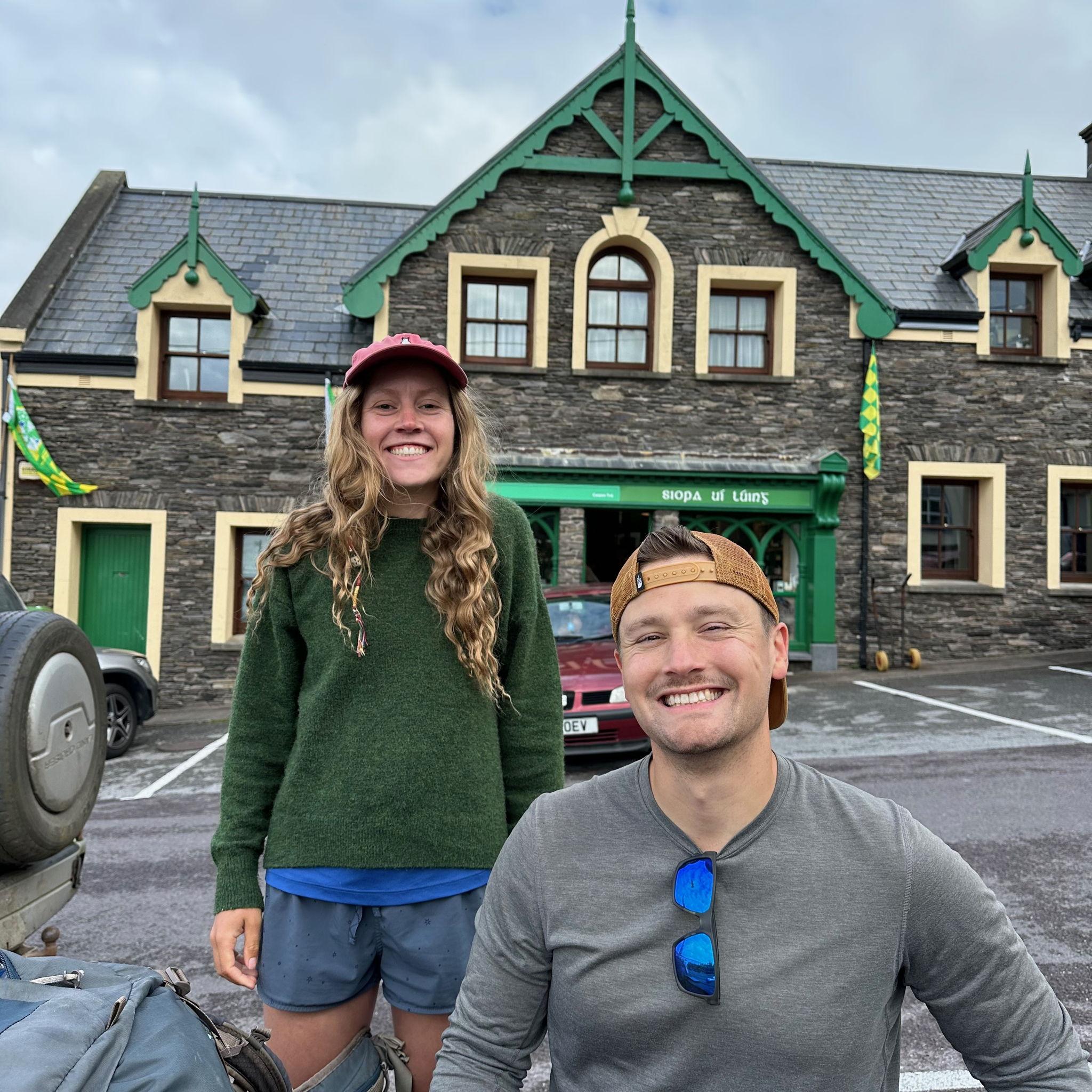 Ayla & Ryan (Abbie's best friends) in Ireland!