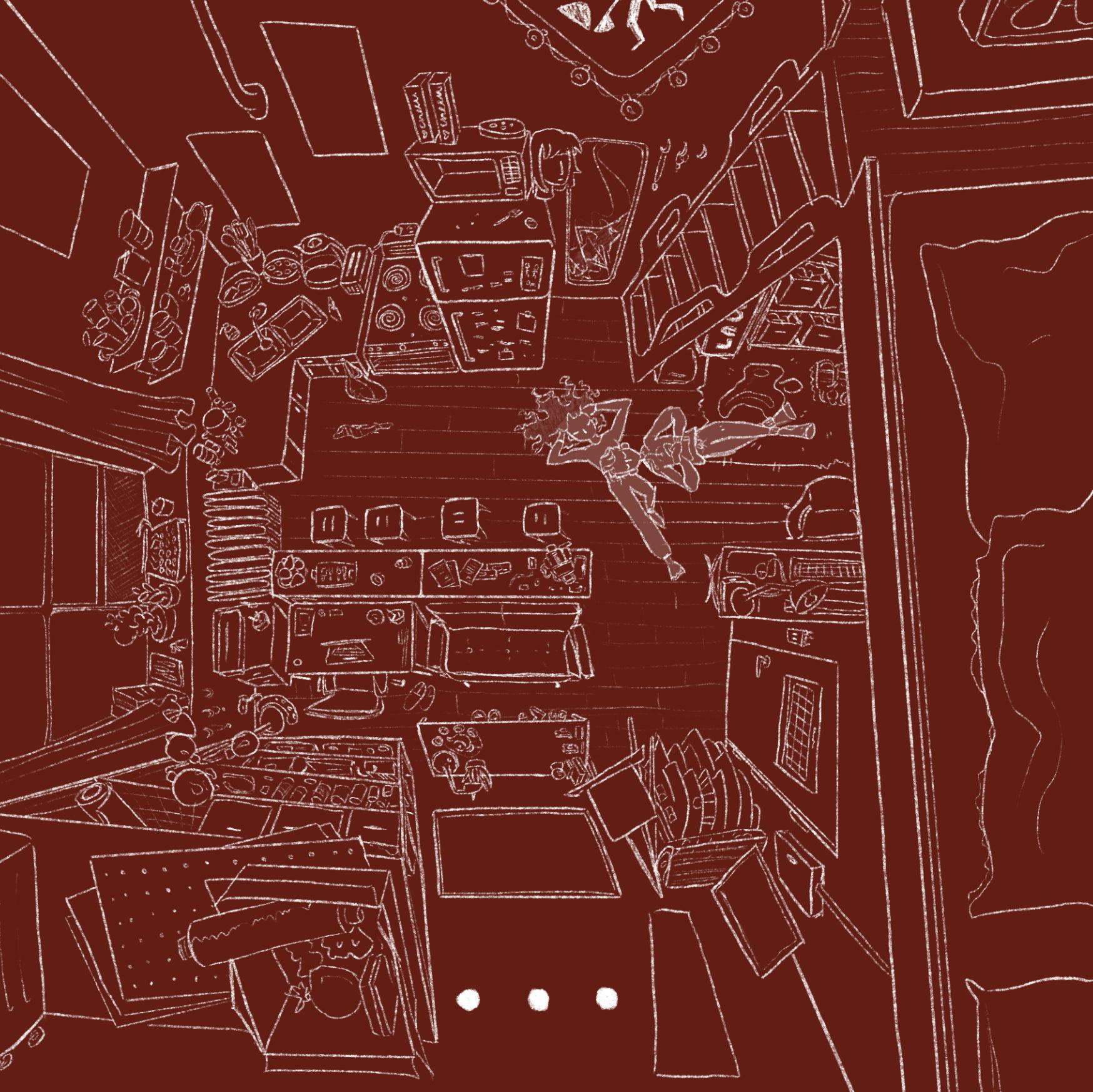 The cover of a playlist Mariel drew for Nathan - our first apartment: https://open.spotify.com/playlist/1p3DmqGTjVrkSS6tHpGm7a?si=Hwo3MPQ1SIOPFGrp68vSGA&pi=0CDrnpaXQ6OA4&nd=1&dlsi=66c6988fbc4d4adc