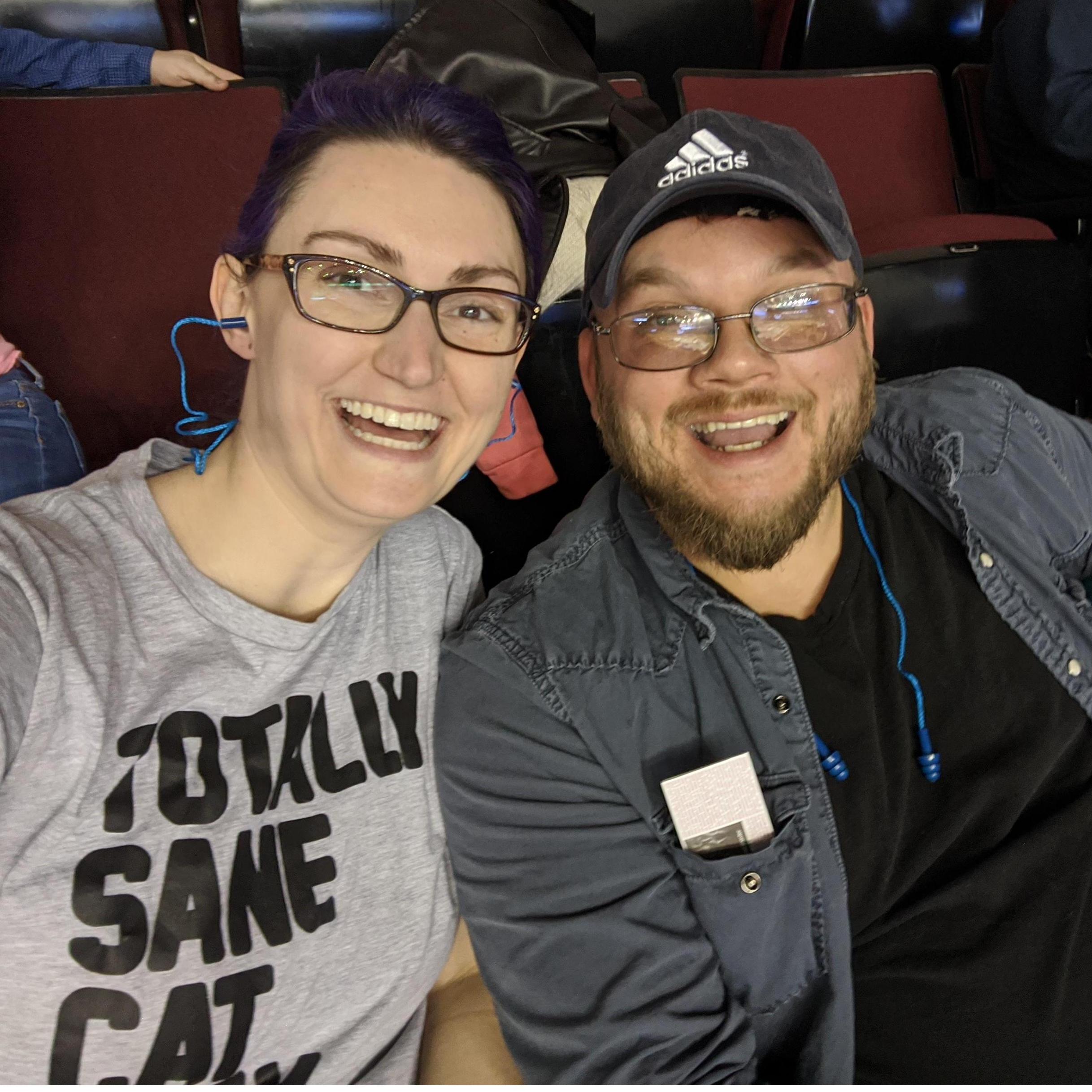 At a monster truck rally!