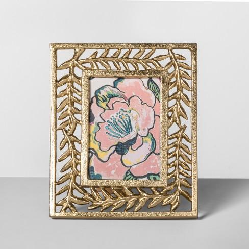 4" x 6" Cast Palm Frame Gold - Opalhouse™