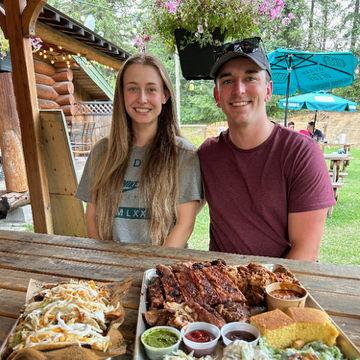 2023: Rafting trip to Wells Gray and a smeat feast.