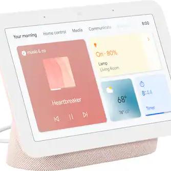 Nest Hub 2nd Gen - 7" Smart Home Display with Google Assistant - Sand