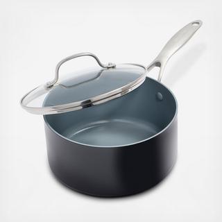 Valencia Pro Ceramic Non-Stick Saucepan with Lid, 2 QT