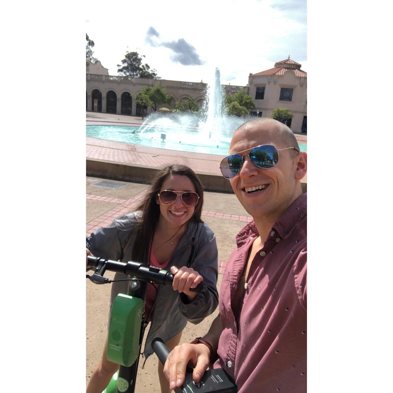 Our favorite method of transportation!