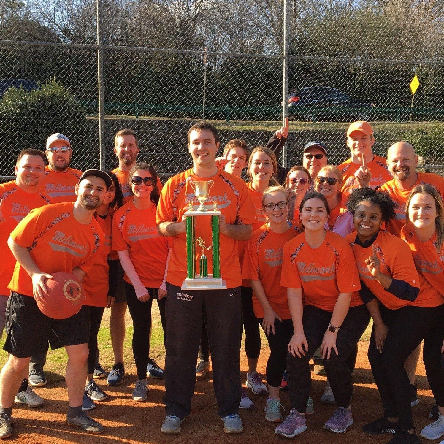 and, our kickball team the next season - undefeated