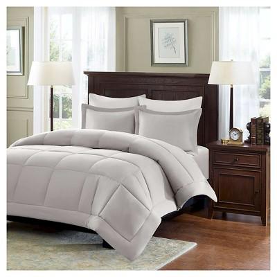 Product description page - Belford Microcell Down Alternative Comforter Set - Grey
