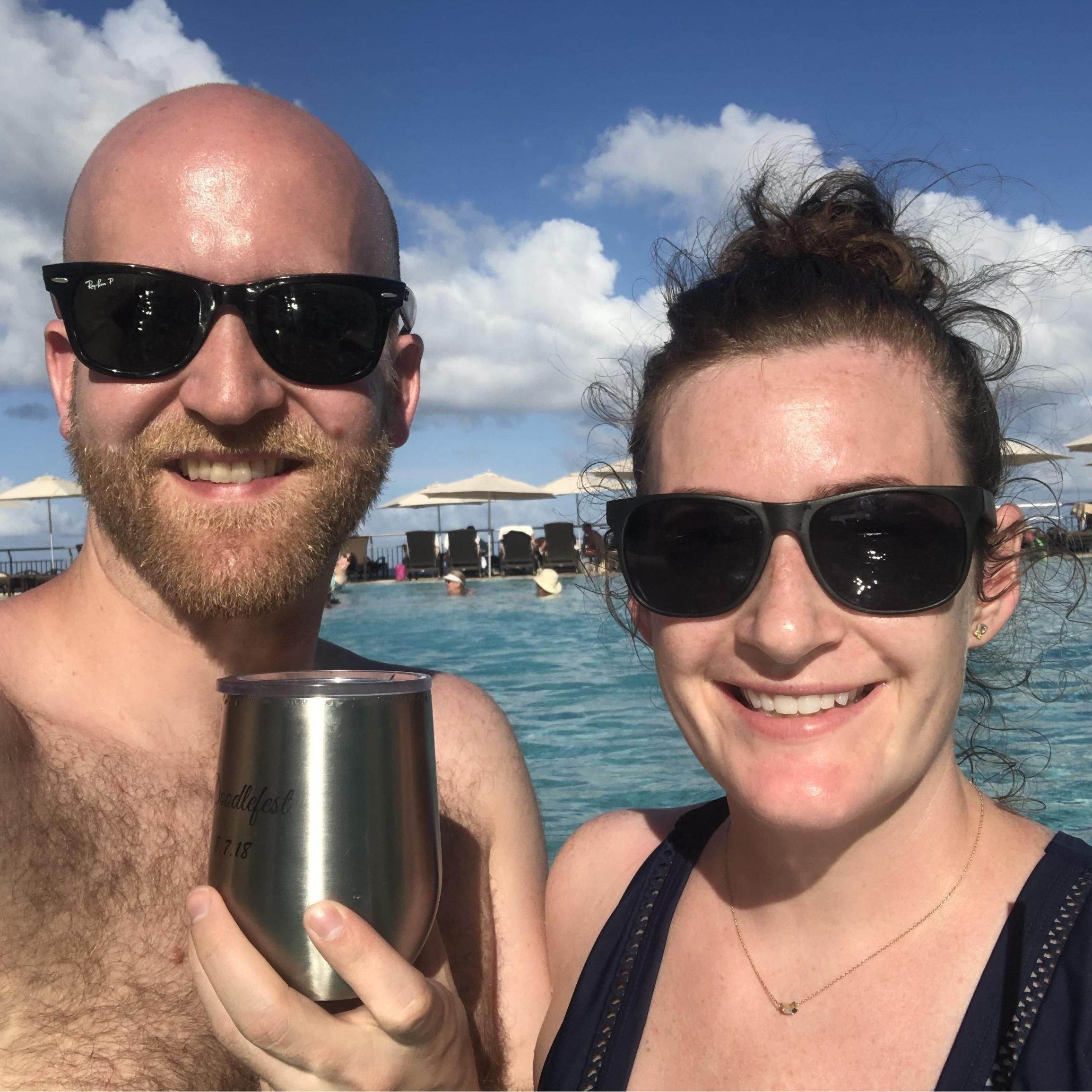 On vacation in Mexico.