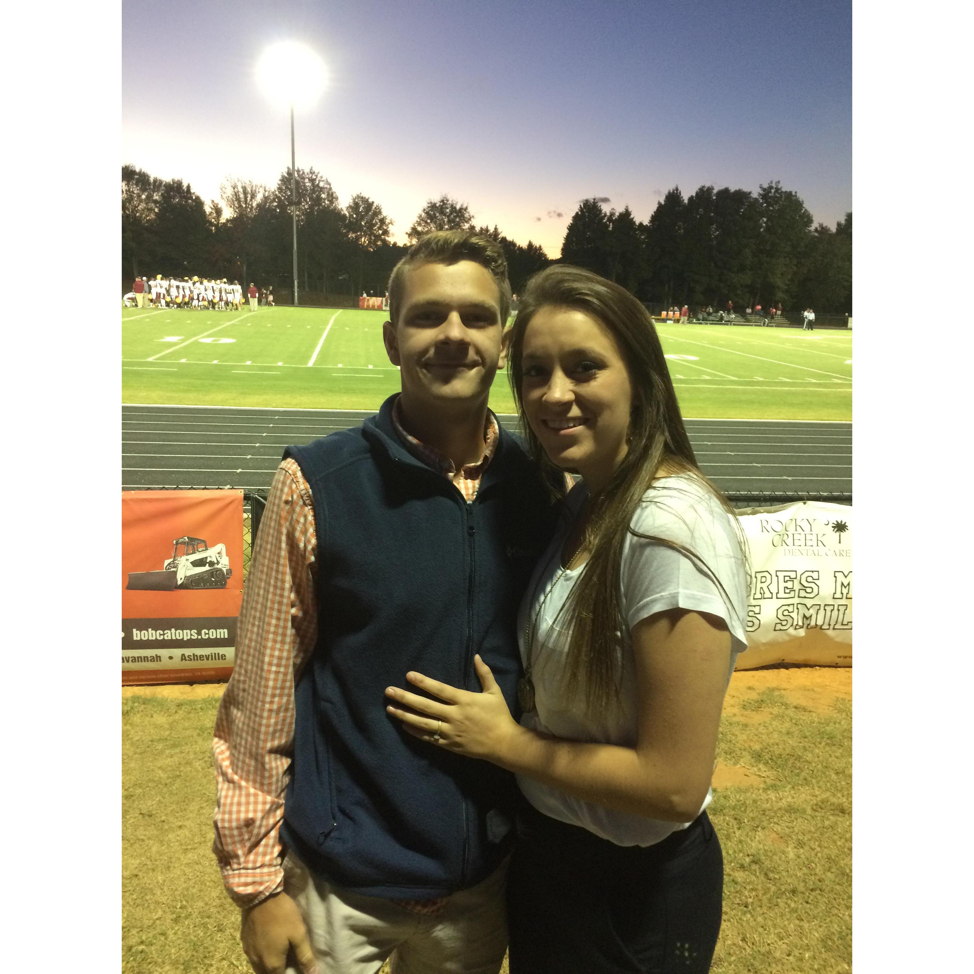 This was senior night at SCS.