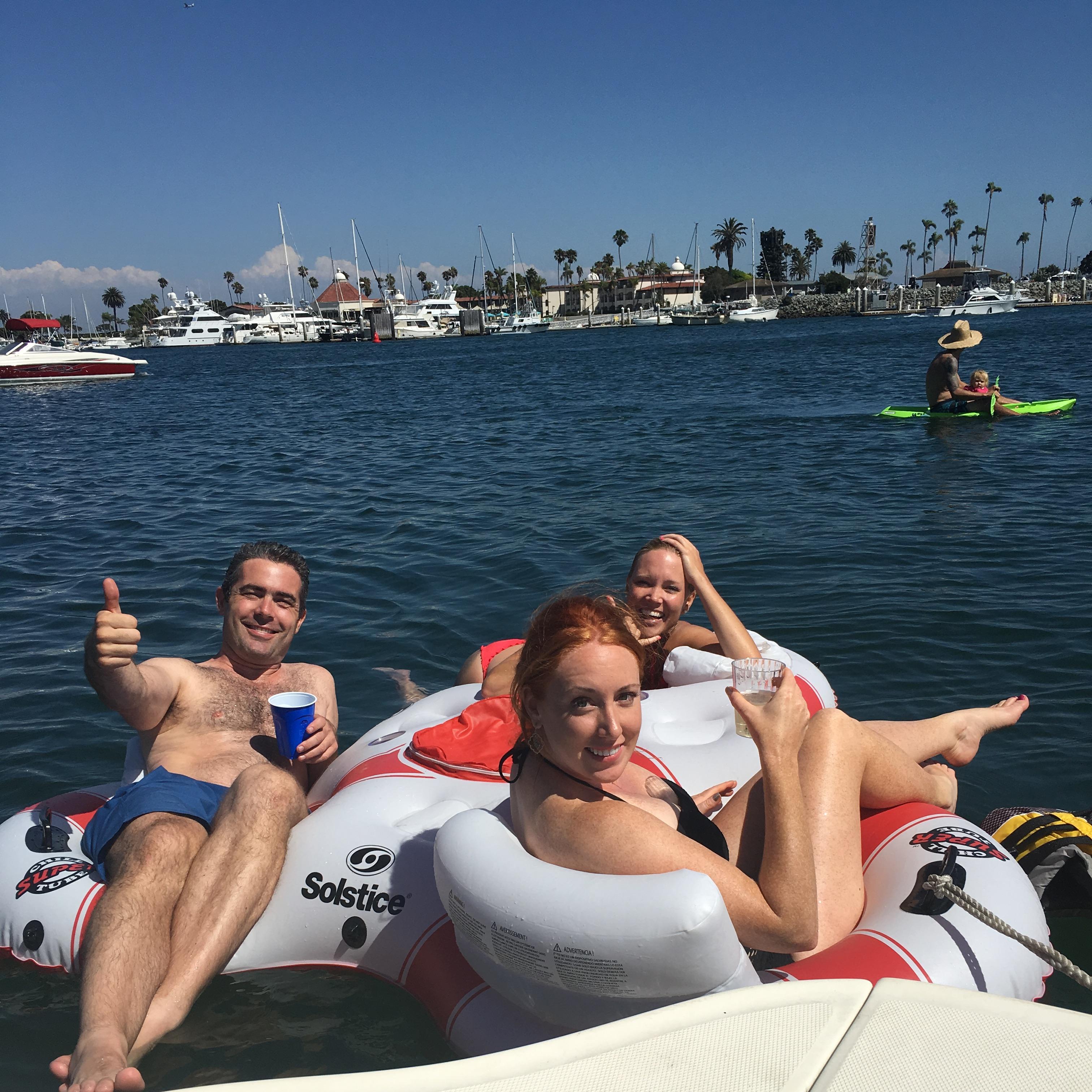 Day on the water with Jennie and Harlan