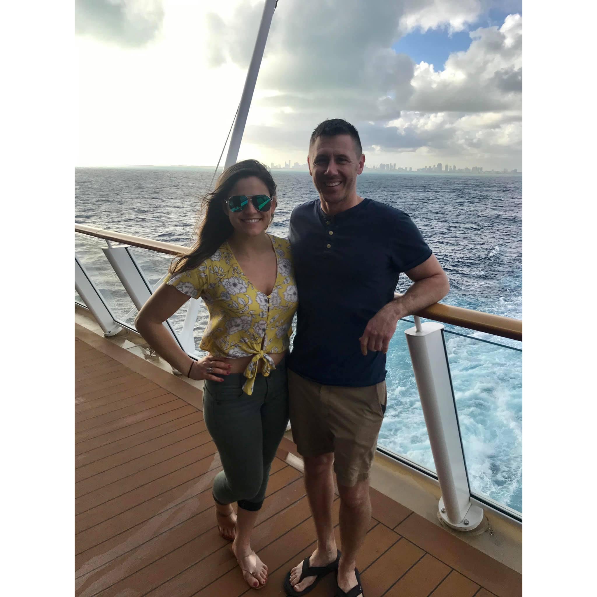 Our favorite vacation, the cruise!