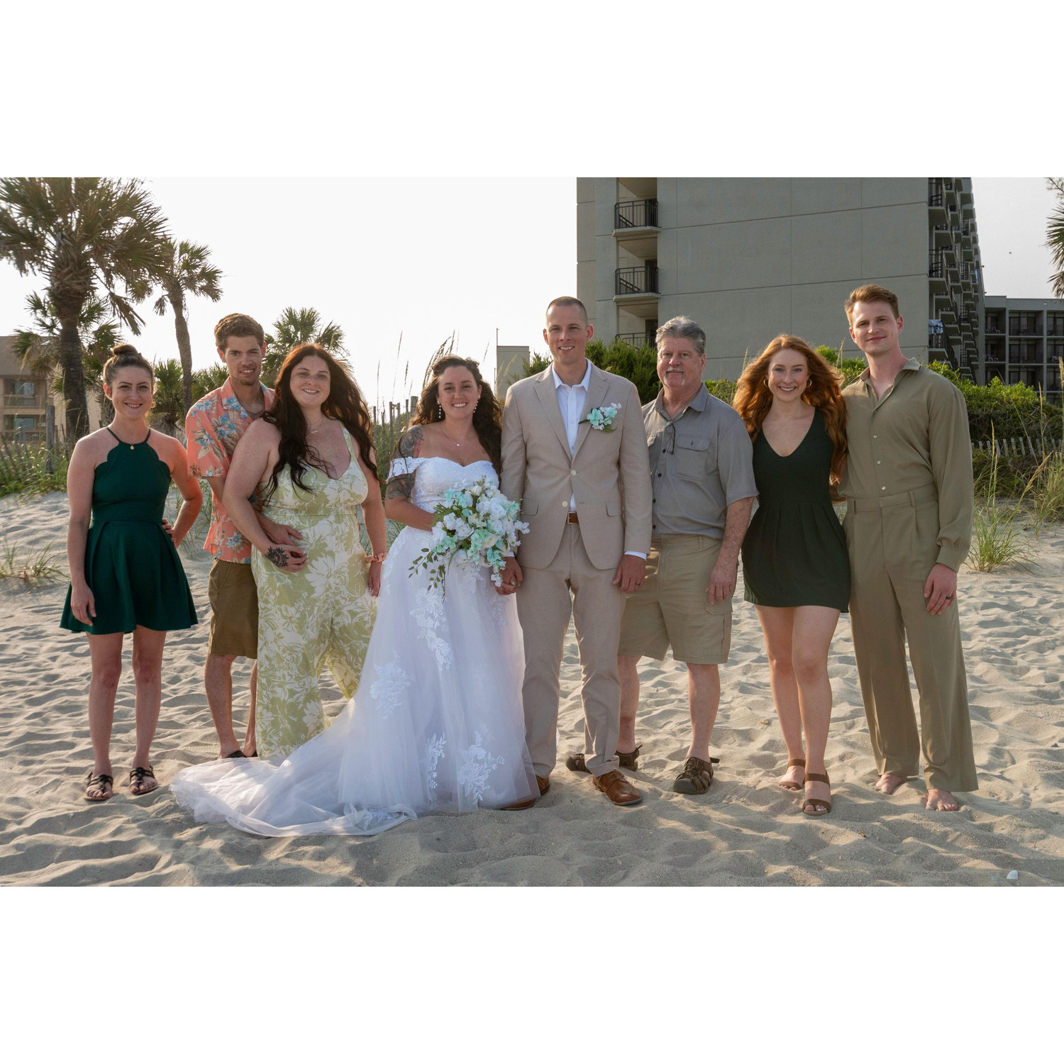 Brother Derik and my sister-in-law Kendra’s wedding — Myrtle Beach, July 1, 2023.