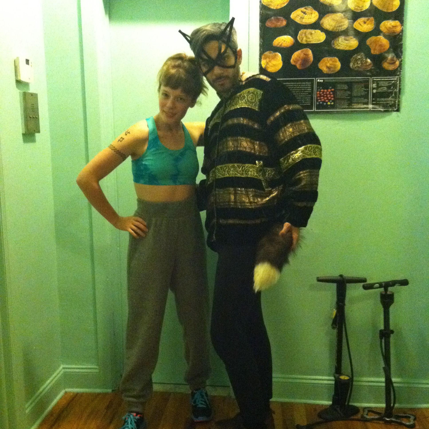 Halloween in my first apartment in NYC