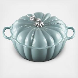 Pumpkin Figural Cocotte with Knob