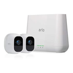 Arlo Pro 2 by NETGEAR Home Security Camera System (2 pack) with Siren, Wireless, Rechargeable, 1080p HD, Audio, Indoor or Outdoor, Night Vision, VMS4230P, Works with Alexa