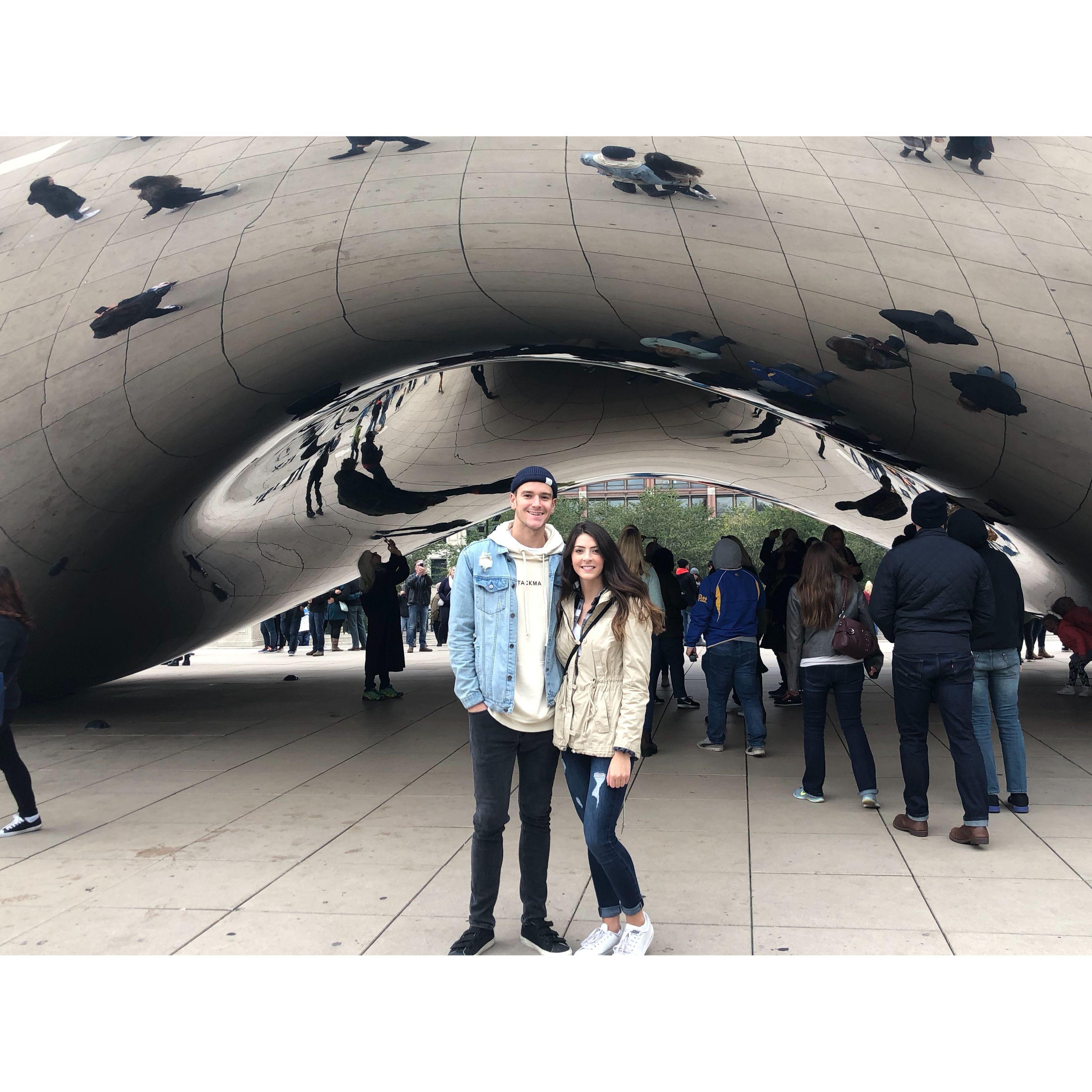 Our first trip together to Chicago in October of 2018