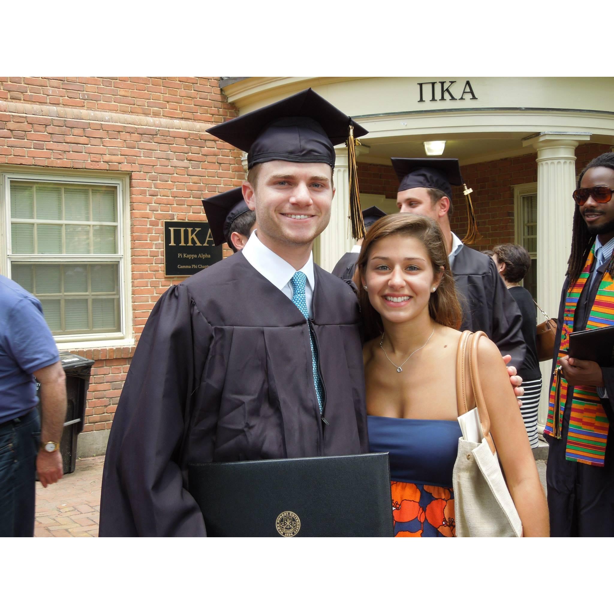 David's graduation (2014)