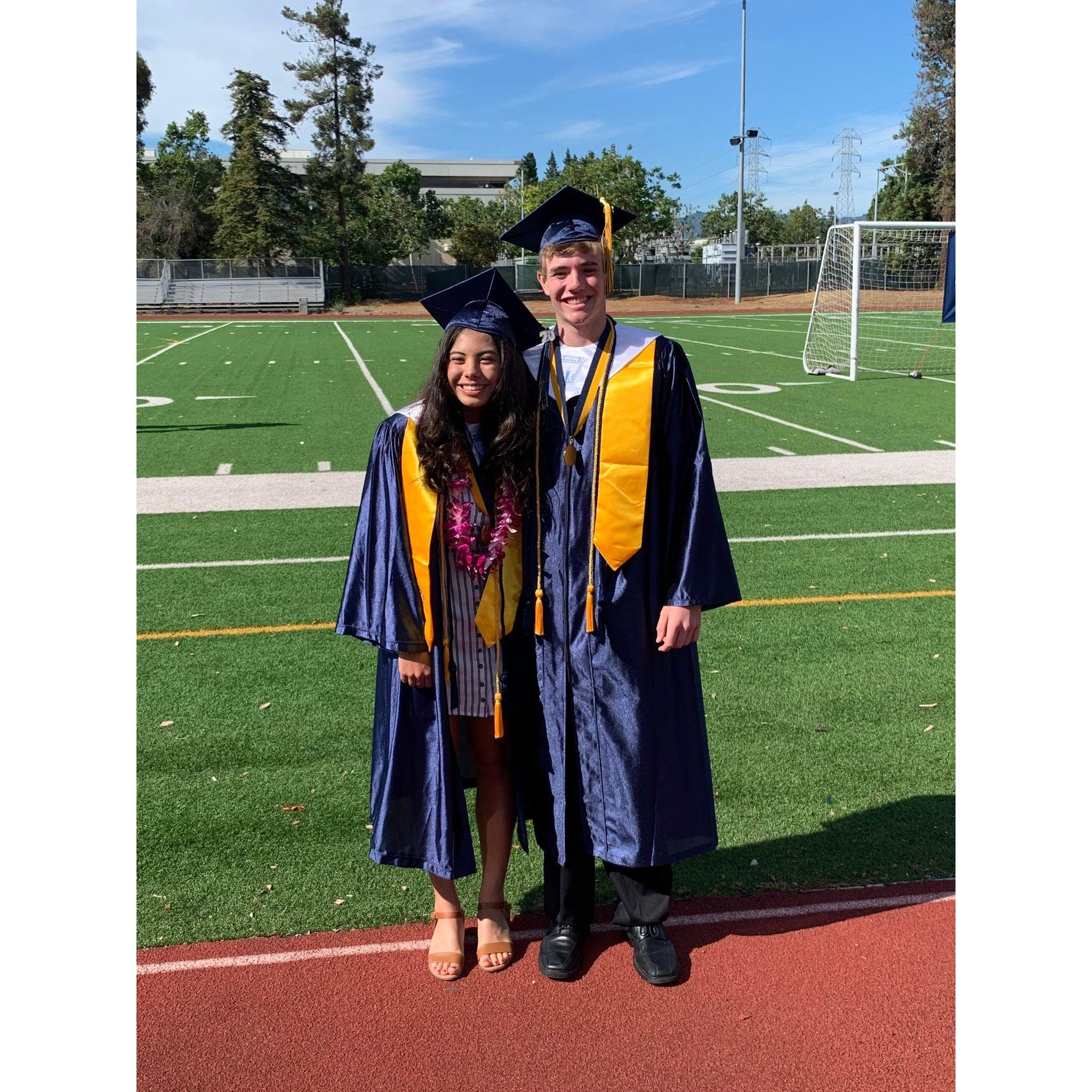 Graduation Day! Approximately a week or two before we were "officially" dating.