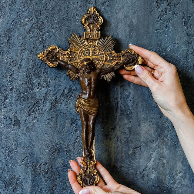 Wooden Wall Crucifix