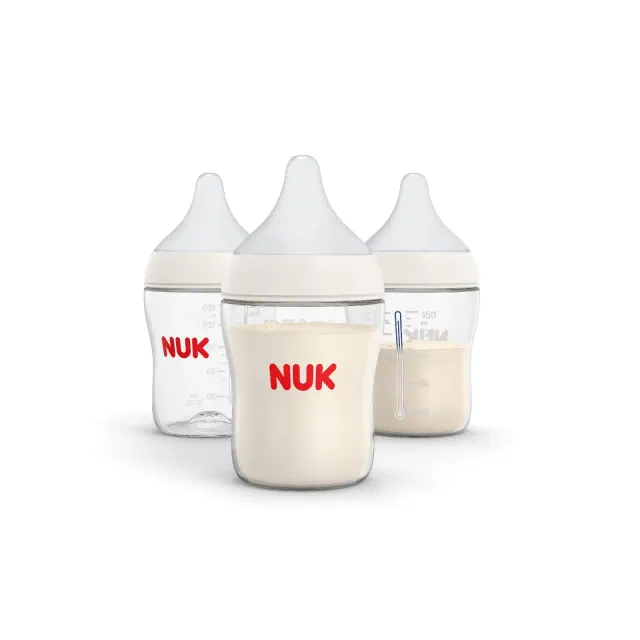 NUK Perfect Match Baby Bottle - Slow Flow - 5oz/3pk